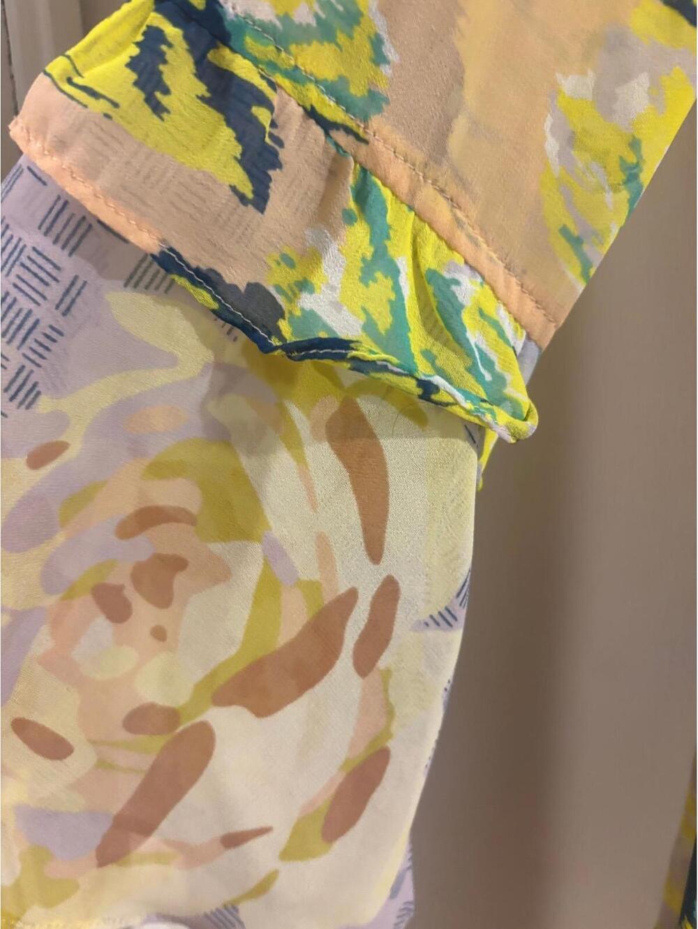 Sanctuary Clothing Boho Floral Dress | NWOT Flowy Bell Sleeve Tunic Mini Medium - Picture 4 of 5